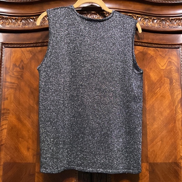 Susan Graver Style Metallic Tank - Picture 3 of 4